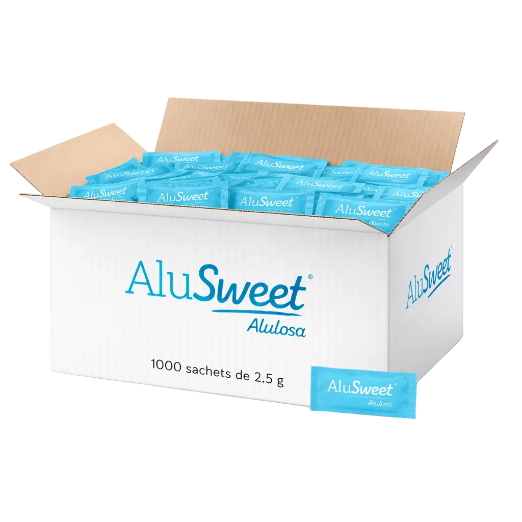 Caja 1.000 Sachets 2.5g AluSweet Alulosa Polvo