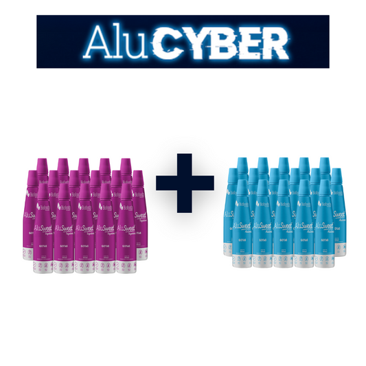 CYBER ALYSWEET: Pack 16 gotas Alulosa 360ml + 16 gotas Tagatosa 360ml